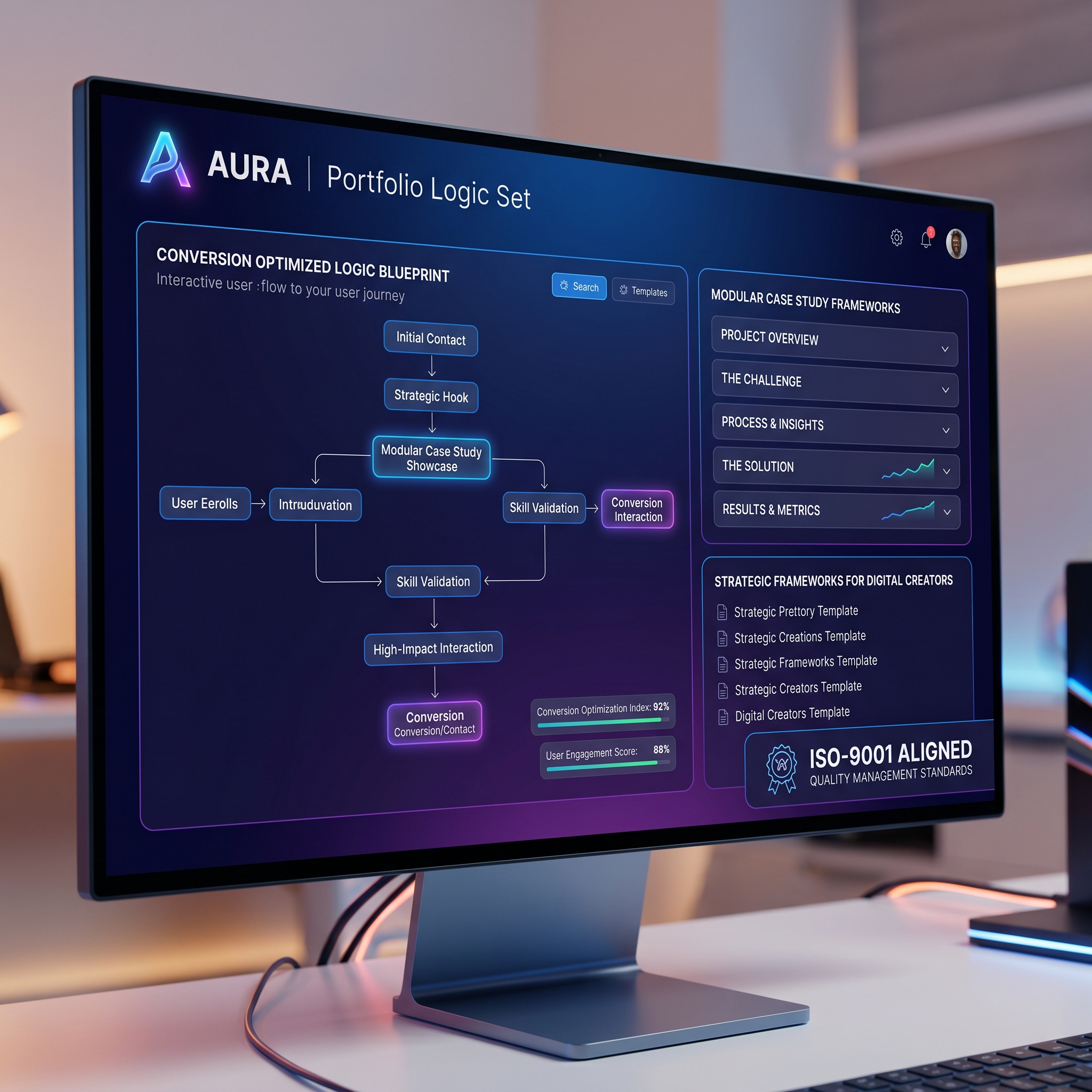 Aura: High-Performance Portfolio Logic Set