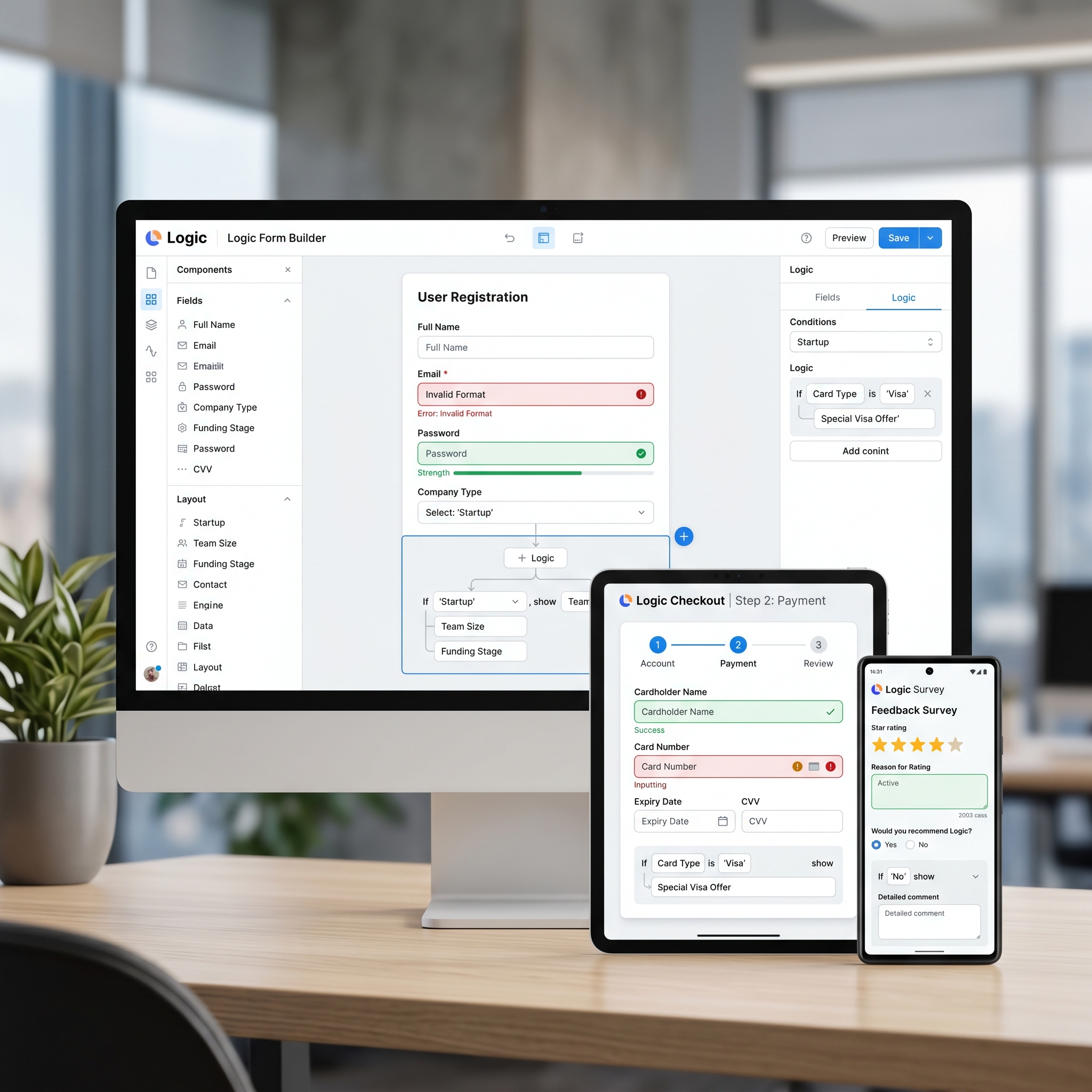 Logic: Advanced Form & Input Design Infrastructure